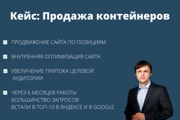 Конкурентная тематика (контейнеры) в топ-10 по Санкт-Петербургу