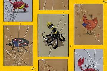 Серия иллюстраций «Dangerous guys»