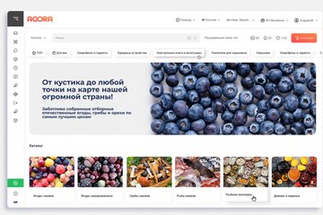 Редизайн сайта компании AGORA 
