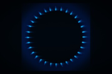 Анимационный видеоролик - логотип компании "Газпром"