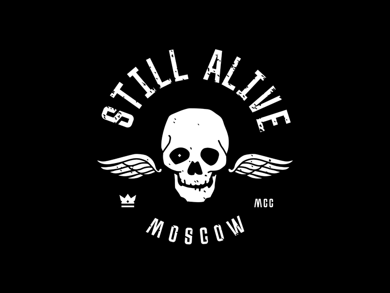 STILL ALIVE MCC — айдентика мотоклуба и система клубной идентичности