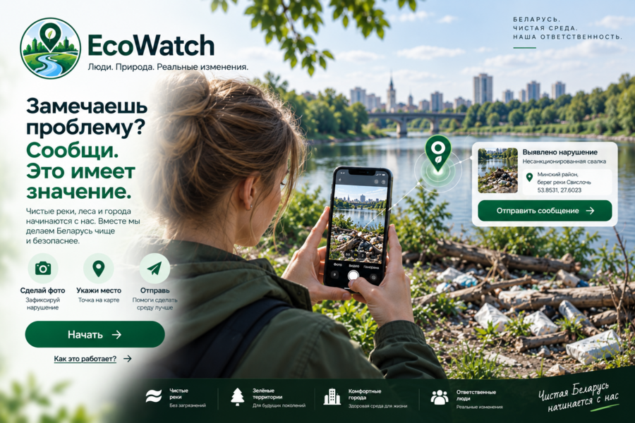 EcoWatch — единая цифровая система общественного экологического мониторинга